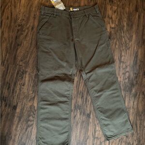 Carhartt Men's Dark Olive Cargo Pants